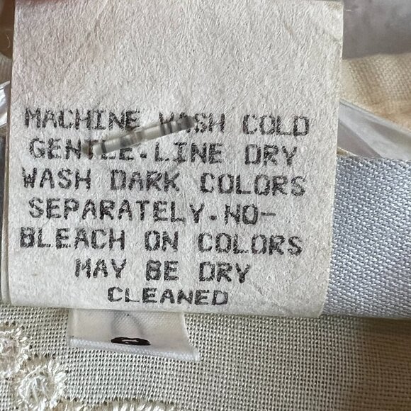 Vintage Diane Von Furstenberg Cream Floral Embroidered Long Sleeve Button Up NWT - Picture 5 of 12